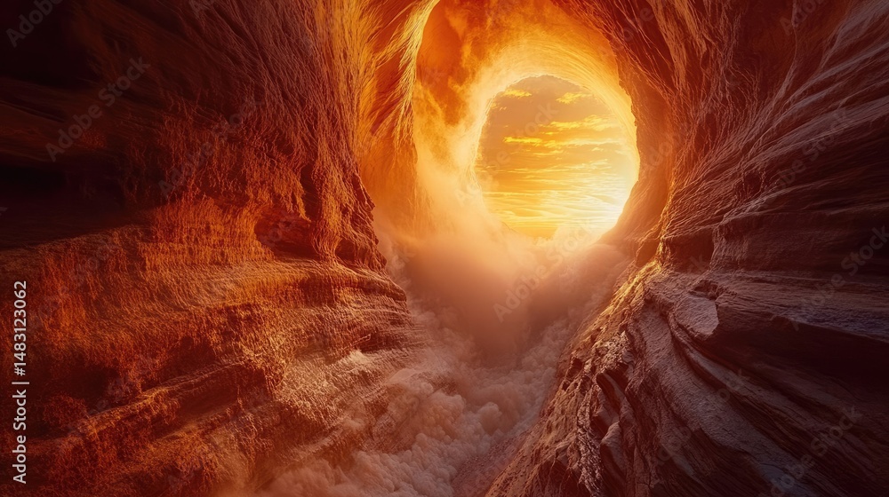 Canyon Sunrise Tunnel Canyon Sunrise Tunnel