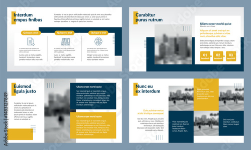 Infographic elements, presentation templates, Powerpoint slideshow template, corporate business annual report. Layout template design of catalog, flyer, pamphlet, leaflet,  brochure, and book cover.