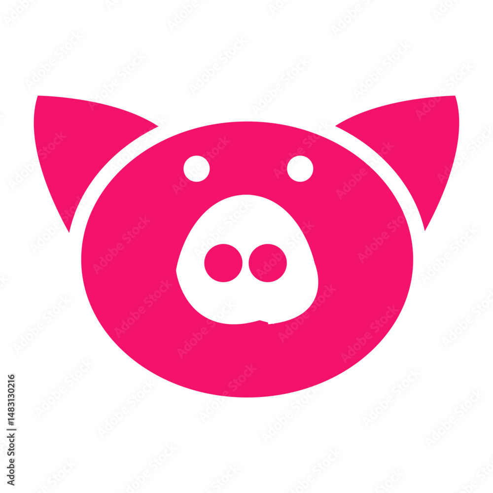 cartoon pig head cartoon pig head