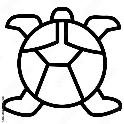 black and white  turtle animal