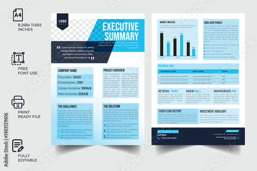 Technical Data Sheet layout template. Product Catalogue & modern a4 product catalog design template, Minimalist product brochure template design, A4 flyer, corporate flyer, business flyer, catalog