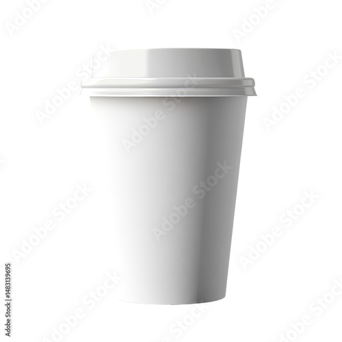 Wallpaper Mural Blank white disposable coffee cup Torontodigital.ca