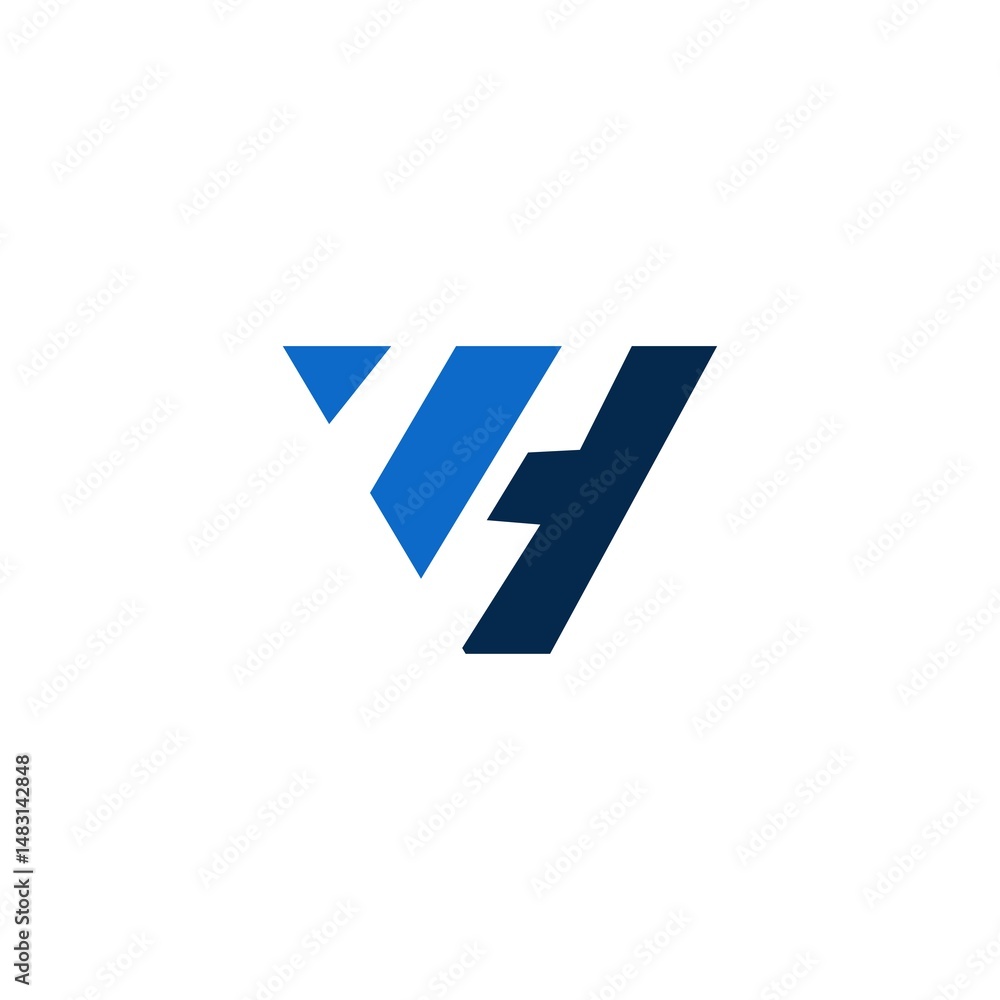 V creative vector logo template design V creative vector logo template design