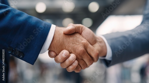 Business people handshake