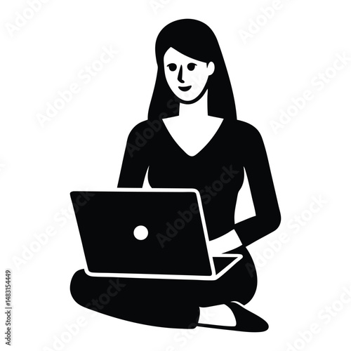 businessman with laptop