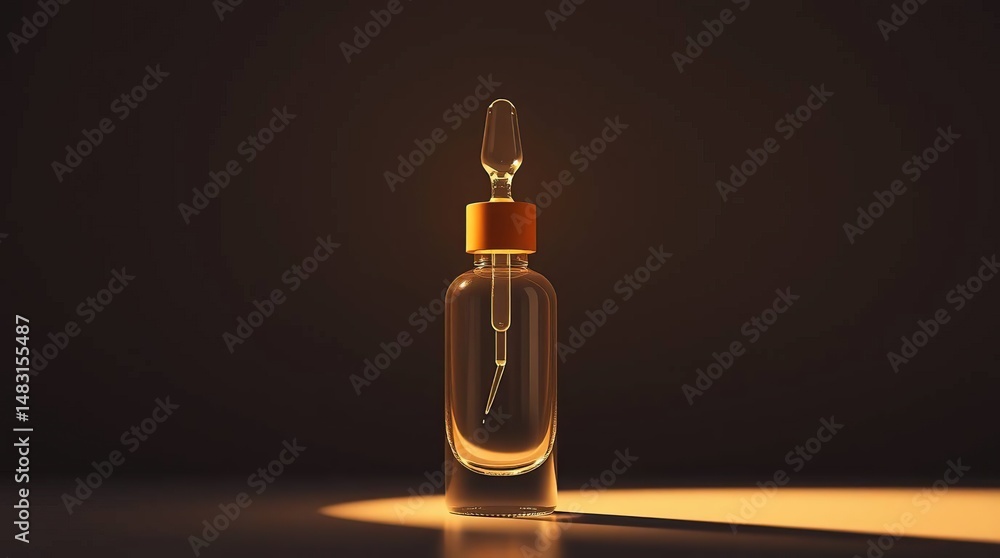 Naklejka premium Glass Dropper Bottle. (1)