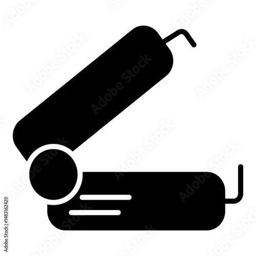 Compact document fastener.