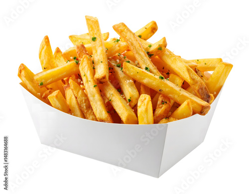 Cajun Fries fast food paper container