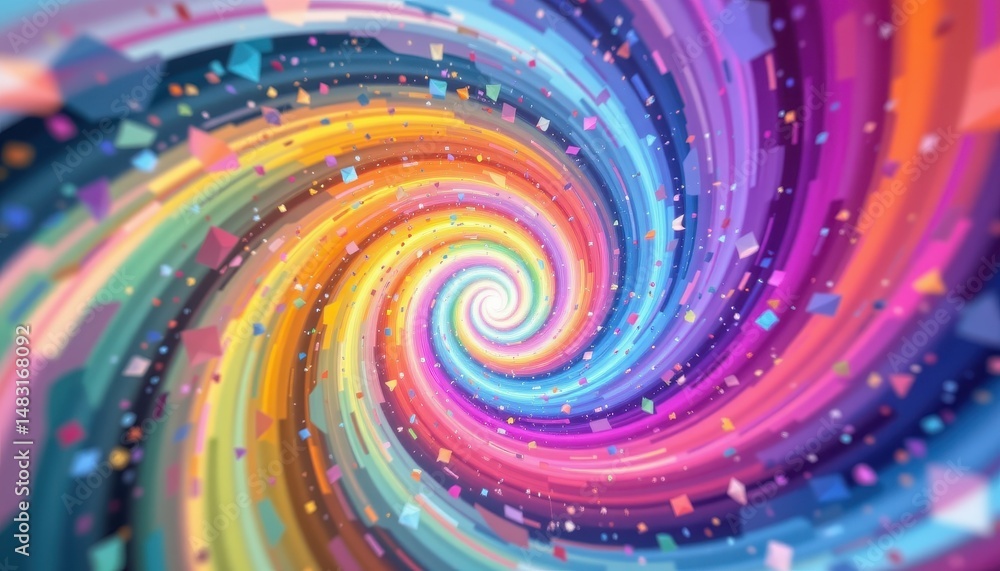 abstract pastel rainbow spiral bloom soft radial design light gradient floral energy aesthetic for creative and beauty branding abstract pastel rainbow spiral bloom soft radial design light gradient floral energy aesthetic for creative and beauty branding