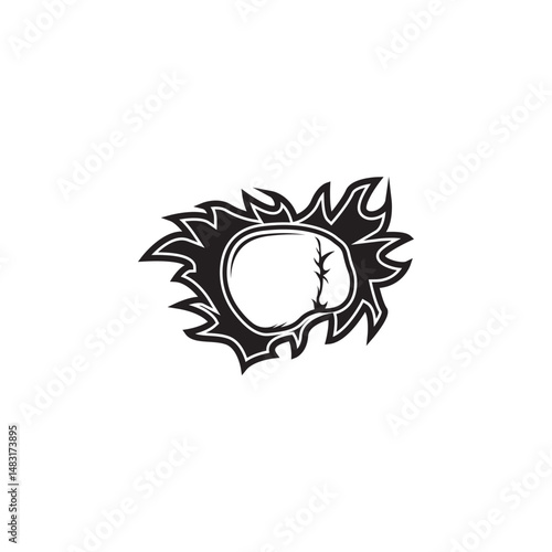 Boxing gloves logo vector icon illustration design