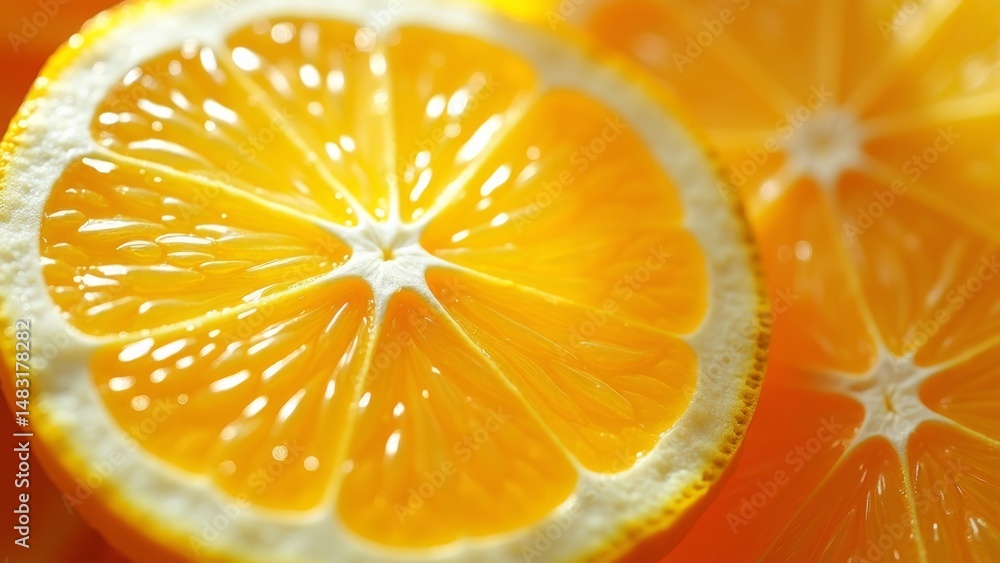 Close up of sliced oranges Close up of sliced oranges