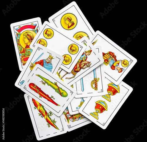 Classic Spanish Playing Cards: Traditional Game Cards