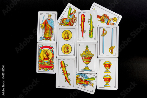 Classic Spanish Playing Cards: Traditional Game Cards