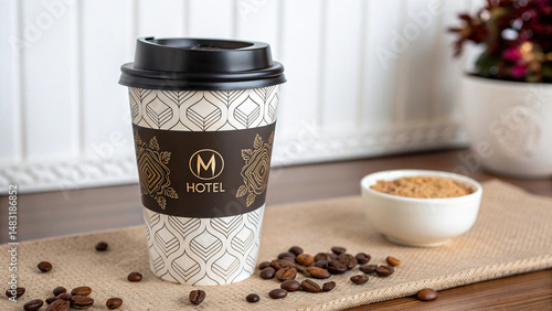 Realistic Coffee Cup Mockup – PSD, High-Resolution, Branding & Packaging Design