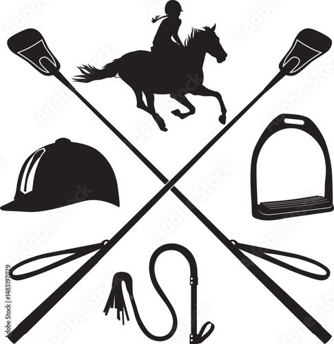 Horse Riding, Horse and Rider, Equestrian, Riding Helmet