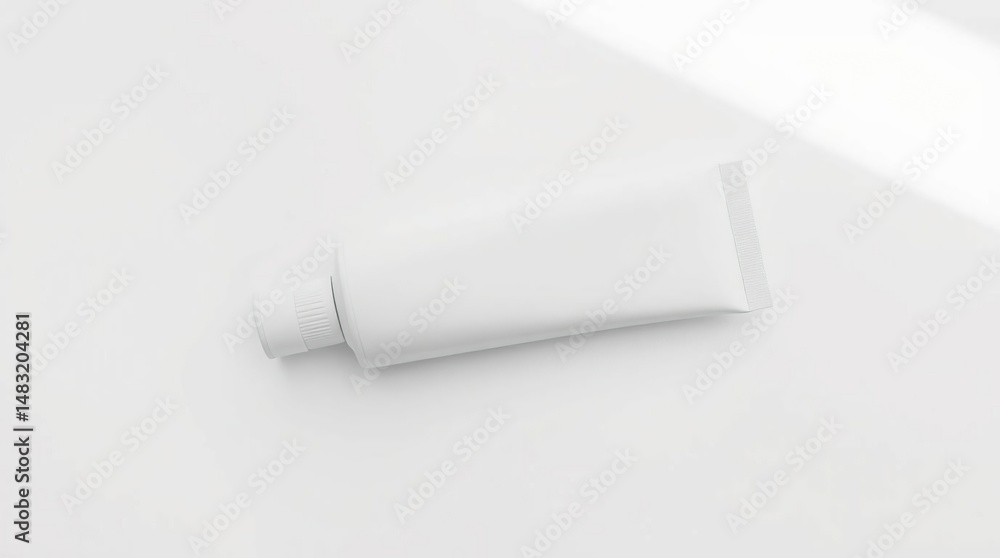 Blank White Tube Cosmetic. (2) Blank White Tube Cosmetic. (2)