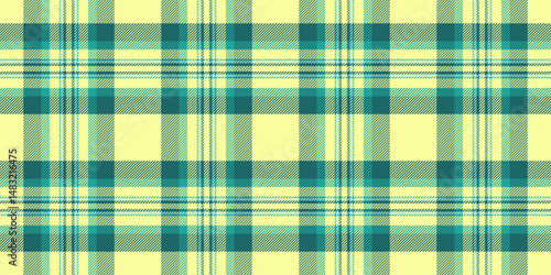 Pastel yellow and teal plaid pattern.  Perfect for textile design, website backgrounds, or crafting projects. This cheerful, repeating texture evokes feelings of spring and summer.