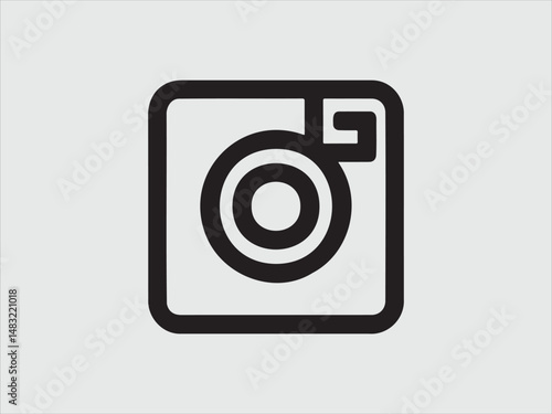 photo add icon sign vector