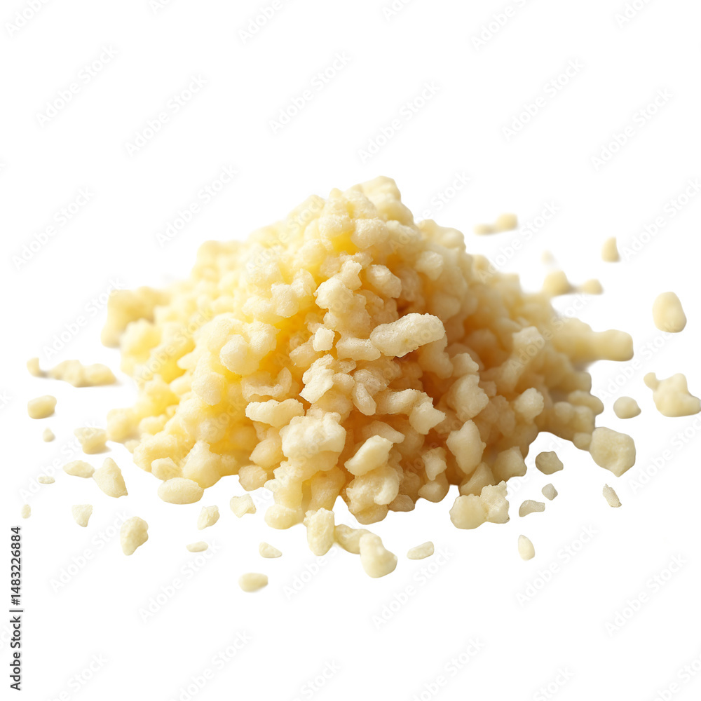 A pile of white rice A pile of white rice