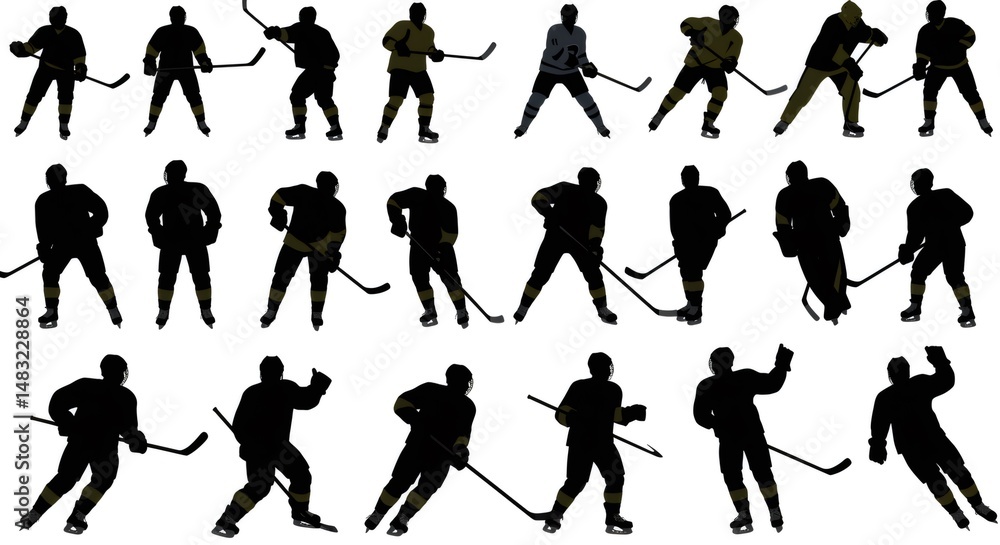 Obraz premium Frozen Fury: A Symphony in Black