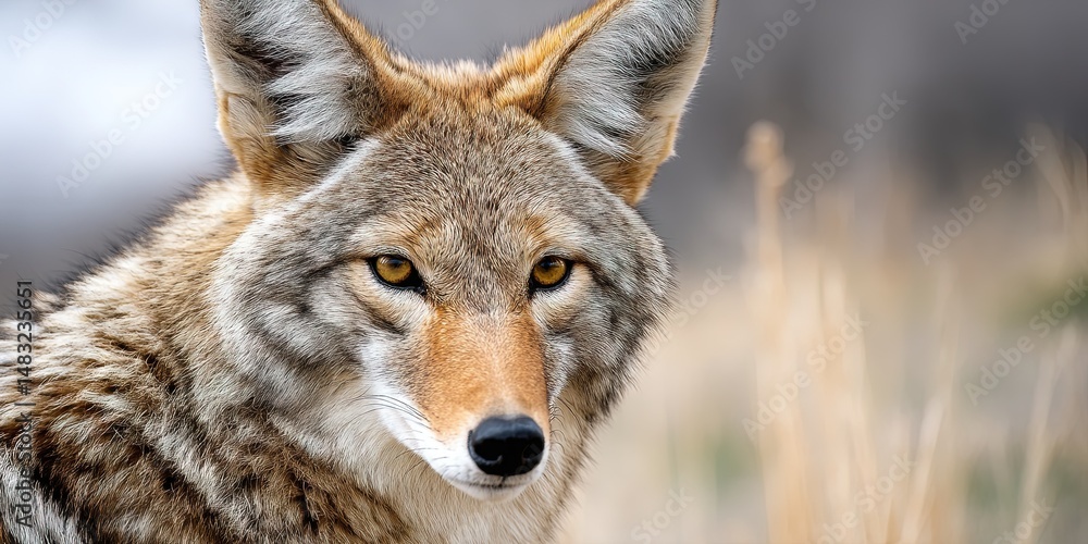 wildlife photo of coyote wildlife photo of coyote
