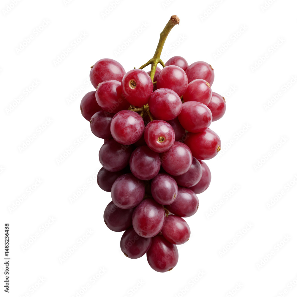 A bunch of red grapes A bunch of red grapes
