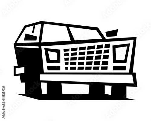 SUV sport utility vehicle off-road car logo icon