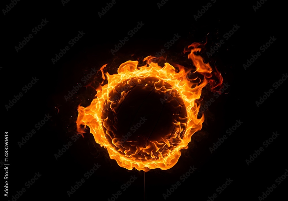 Fototapeta premium Ring of Firelight
