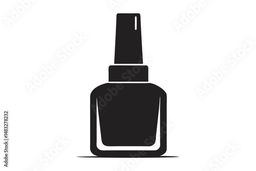 Nail polish icon vector illustration isolated on white background