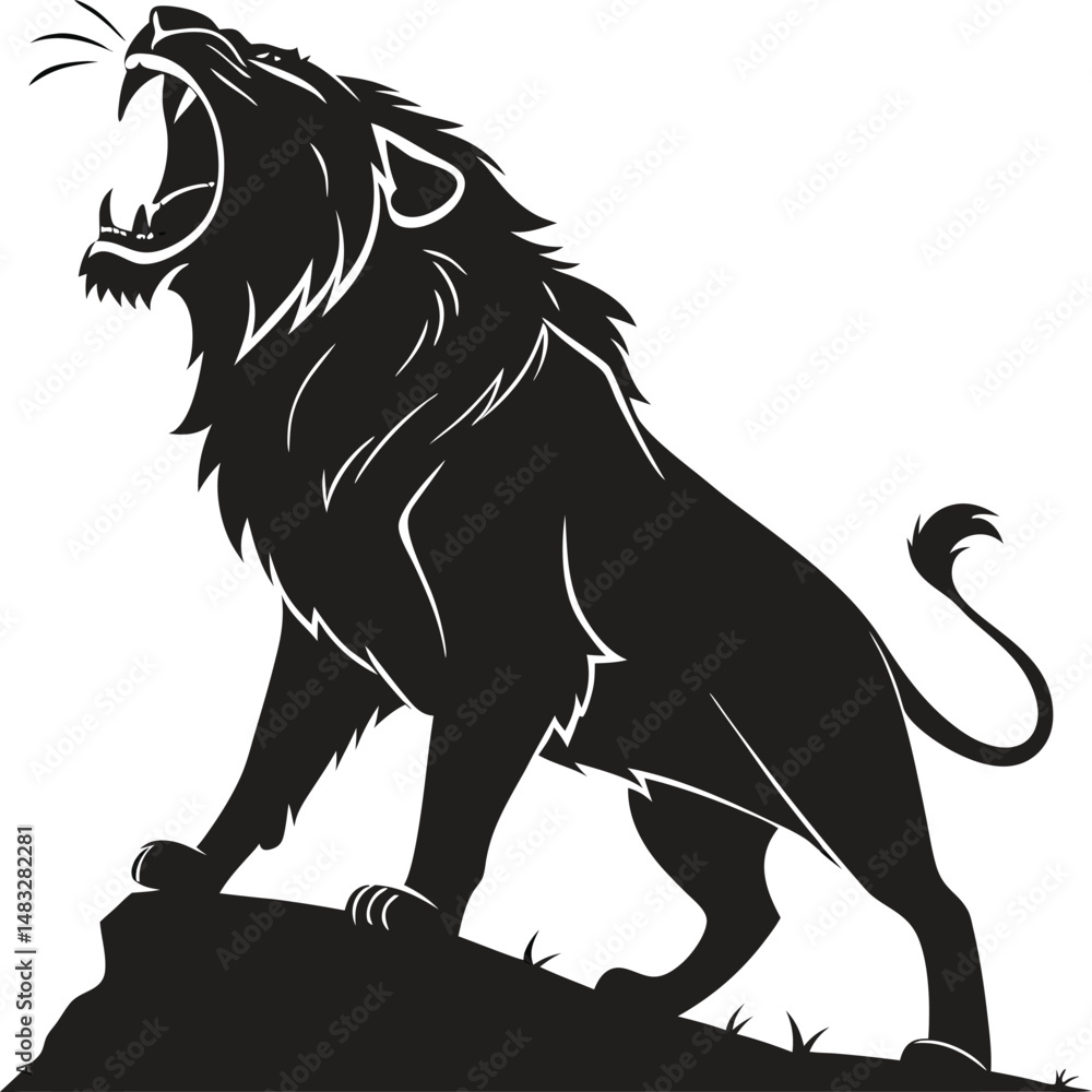 Obraz premium tiger , lion ,cat , tiger vector file