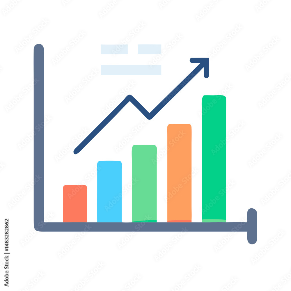 Bar Chart Analytics Growth Icon Representing Business Data and Performance Metrics Bar Chart Analytics Growth Icon Representing Business Data and Performance Metrics
