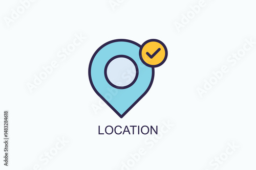 Location Icon Or Logo Isolated Vector Illustration