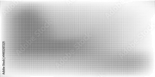 Dotted halftone gradient texture. Fading polka dot background. Repeated dots gradation pattern background. Black vanishing comic pop art overlay backdrop.
