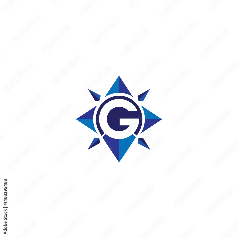 Initial of G for logo, icon, and brand Initial of G for logo, icon, and brand
