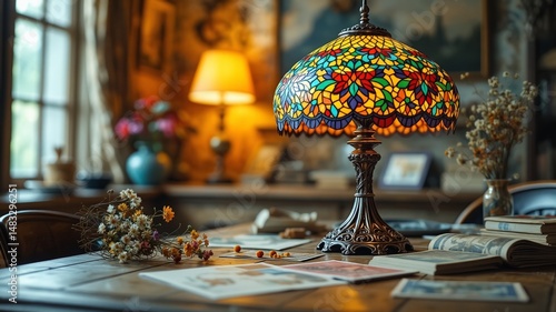 Belle Époque Lamp: Vintage Charm & Elegance