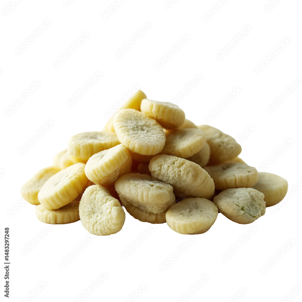 A pile of banana chips A pile of banana chips