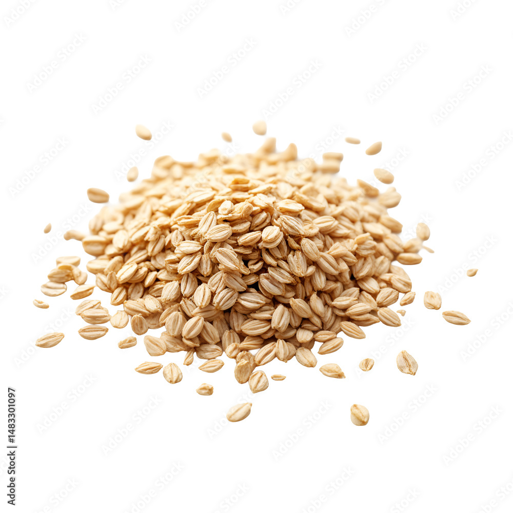Obraz premium A pile of rolled oats