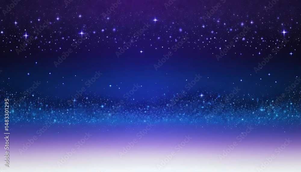 Obraz premium Dreamy nightscape with luminous starlight evoking cosmic vastness and celestial beauty peacefully.