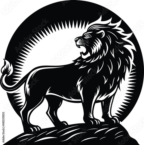 lion vector illustration