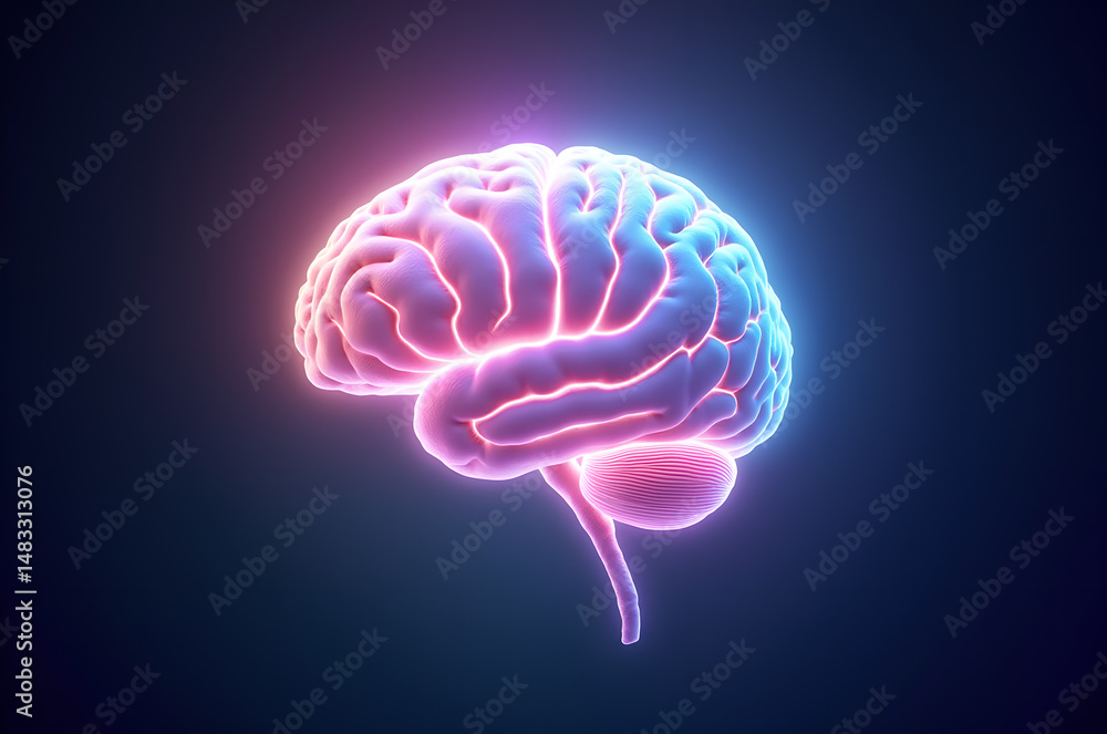 human brain colorful lights Neural Pathways Concept brain full of creativity, showing multiple colors and actions, created with to represent how the,generative ai human brain colorful lights Neural Pathways Concept brain full of creativity, showing multiple colors and actions, created with to represent how the,generative ai