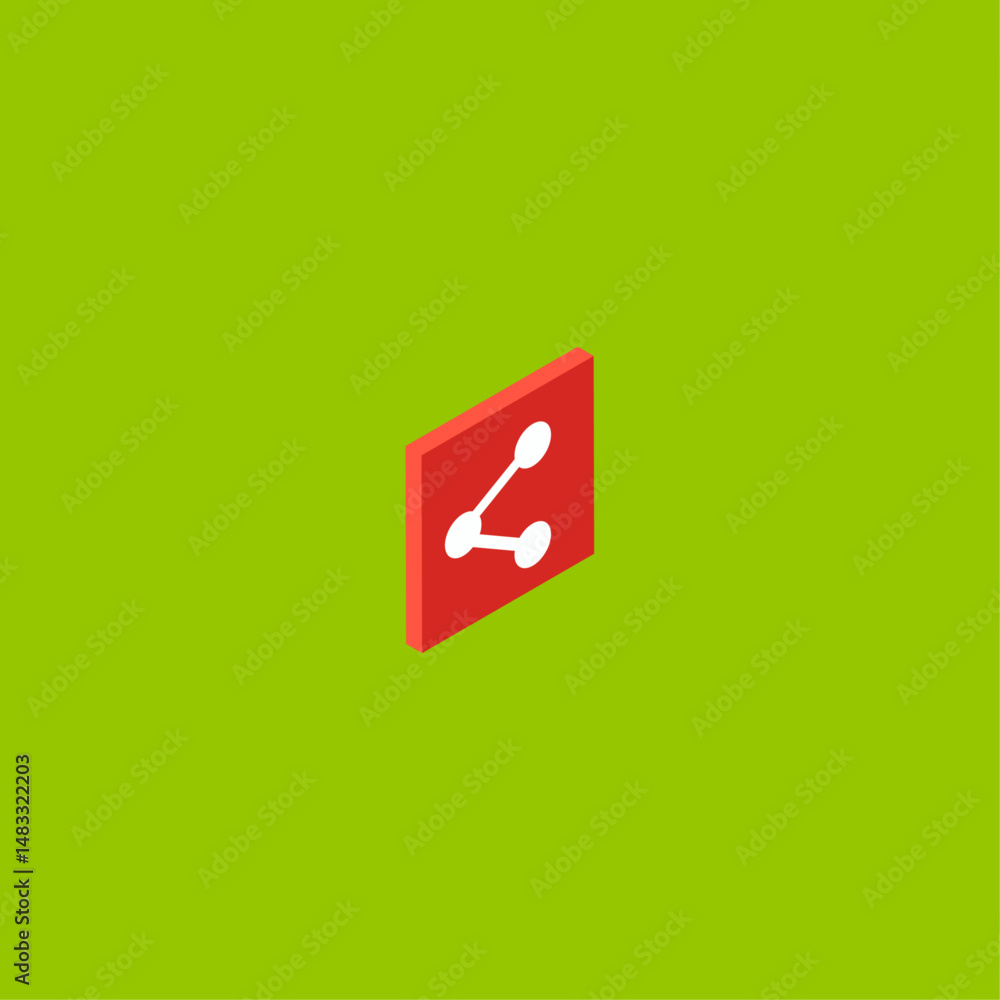 Share icon logo flat vector design Share icon logo flat vector design
