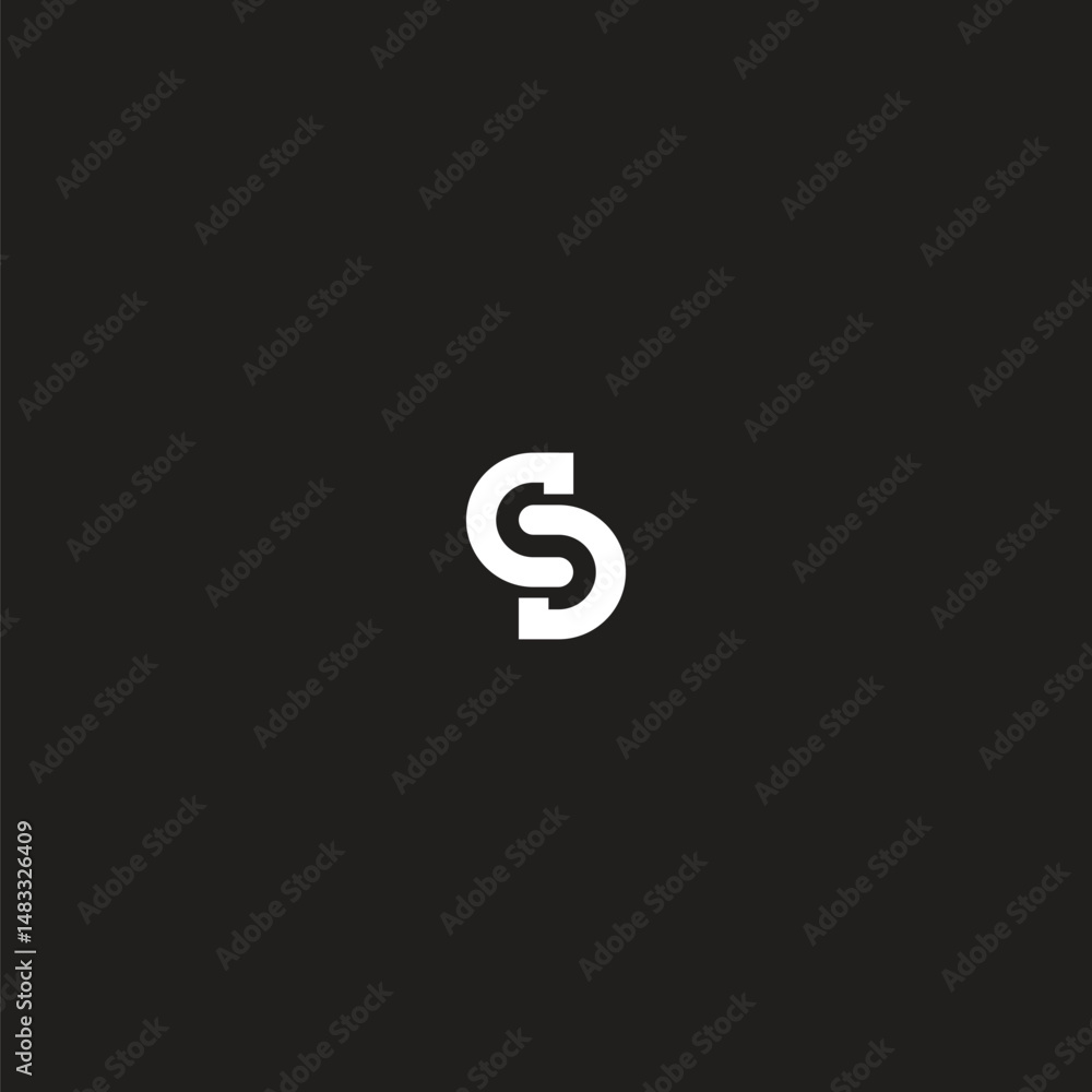 SD initial logo vector SD initial logo vector