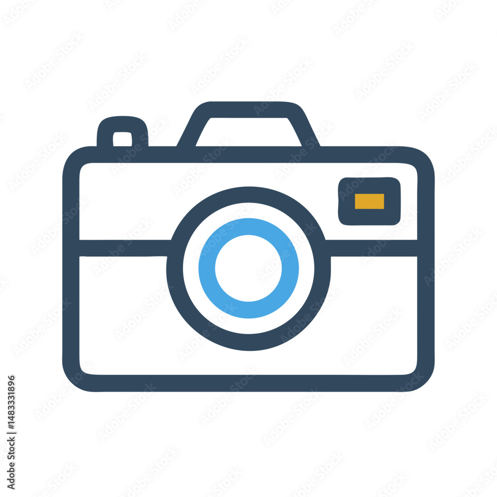 Camera Icon Representing Photography and Image Capture Camera Icon Representing Photography and Image Capture