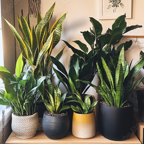 Indoor Plants Photo: Snake Plants, Peace Lilies, and More