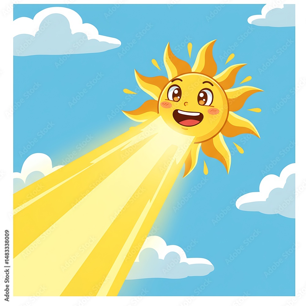 Fototapeta premium Sunny Beam Blast