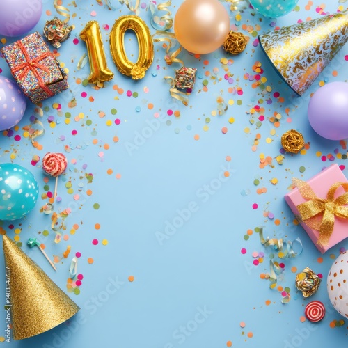 Festive tenth birthday celebration