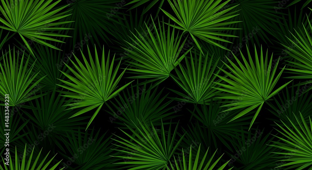 Obraz premium Emerald Canopy's Embrace