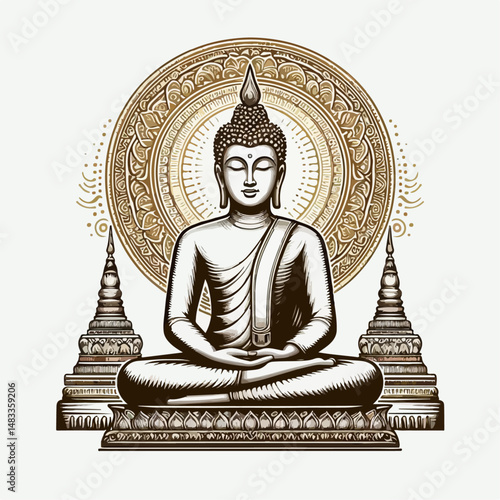 buddha statue in the temple