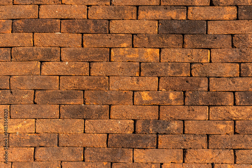 Beautiful old grounge brick wall texture or background in Brazil