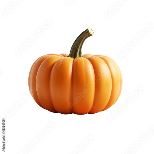 A small orange pumpkin
